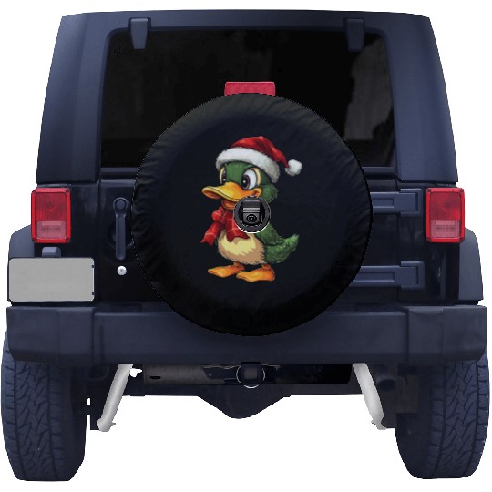 Christmas duck Spare Tire Covers