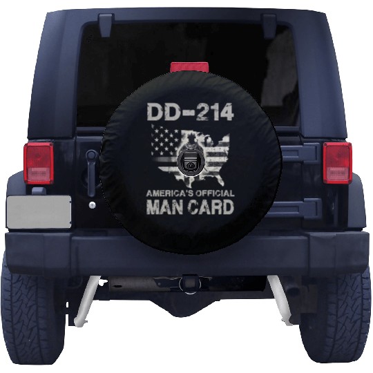 DD 214 America s Official Man Card Spare Tire Covers
