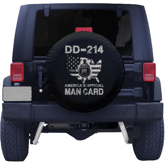 DD 214 America s Official Man Card Spare Tire Covers