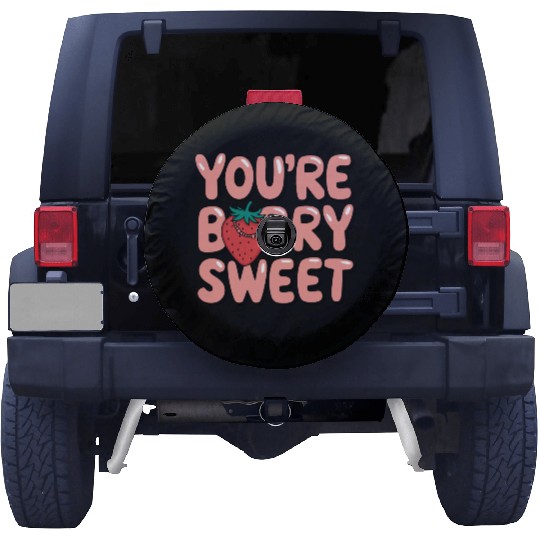 You're Berry Sweet One Cute Strawberry Lover Spare Tire Covers