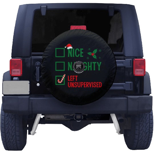 Left Unsupervised Christmas Checklist Spare Tire Covers