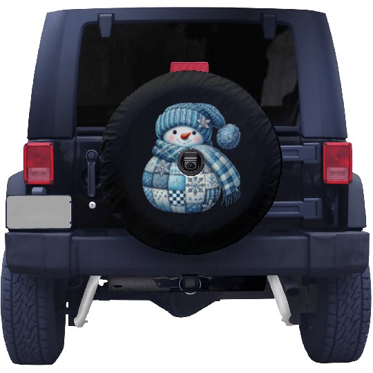 Snowman Christmas, Cute Christmas Spare Tire Covers