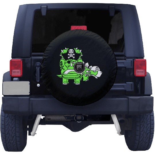 Triceratops Stegosaurus 2 Dinosaur Pirates Dinos Spare Tire Covers