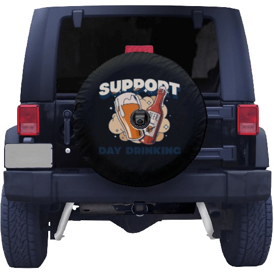 Support Day Drinking Spare Tire Covers