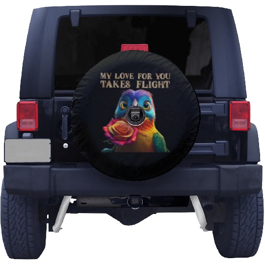 Love Takes Flight Spare Tire Covers