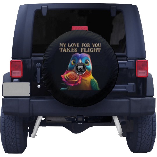 Love Takes Flight Spare Tire Covers