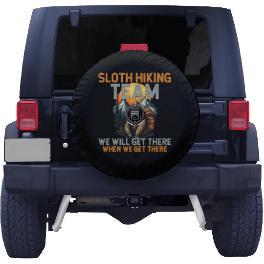 Sloth Hiking Team - Outdoor Adventure Spare Tire Covers
