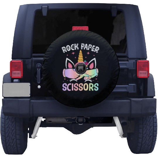 Funny Lesbian Pride LGBTQ Rock Paper Scissors Spare Tire Covers