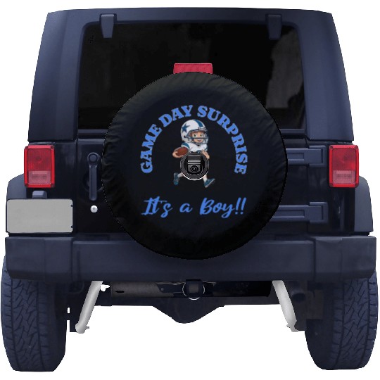 Game Day Surprise for Football Lovers Its a Boy Spare Tire Covers