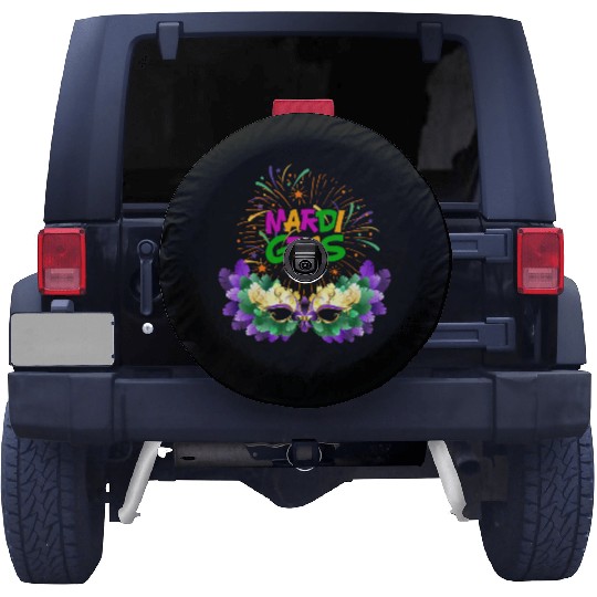Mardi Gras New Orlean Carnival Spare Tire Covers