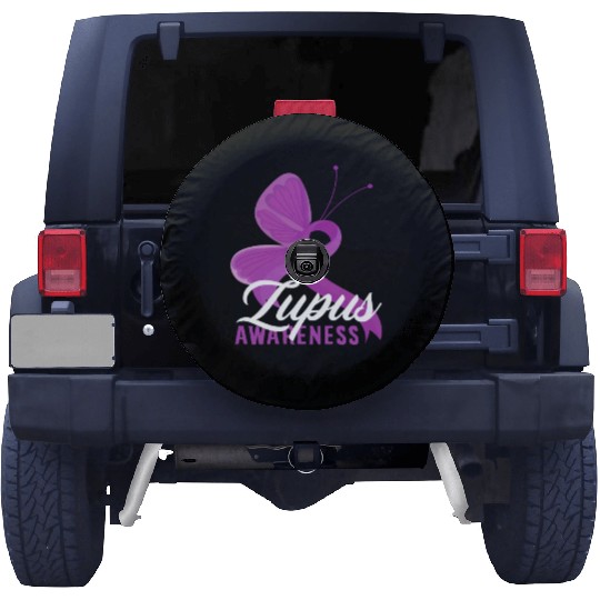 Lupus Awareness Butterfly Embrace Spare Tire Covers