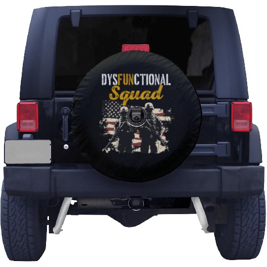 Dysfunctional Veteran Dysfunctional Squad Spare Tire Covers