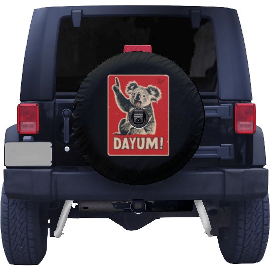 Dayum! – Funny Koala Reaction Spare Tire Covers