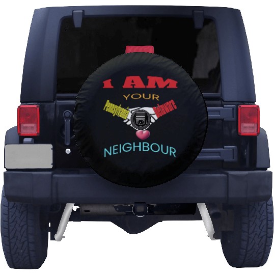 I AM YOUR NEIGHOUR PENNSYLVANIA AND DELAWARE Spare Tire Covers