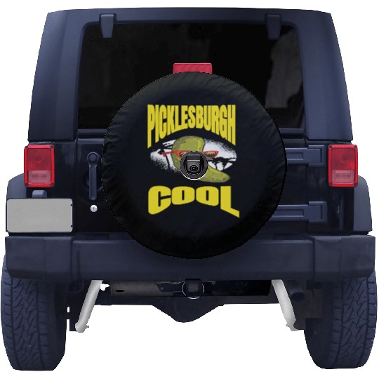Pittsburgh Humor Picklesburgh Cool Relaxing Pickle Spare Tire Covers