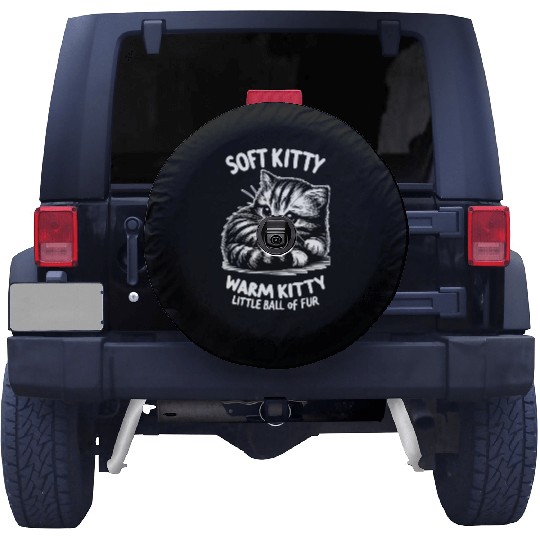 Soft Kitty (dark) Spare Tire Covers