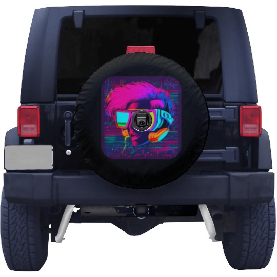 iconic pop culture 80s style fashion Spare Tire Covers