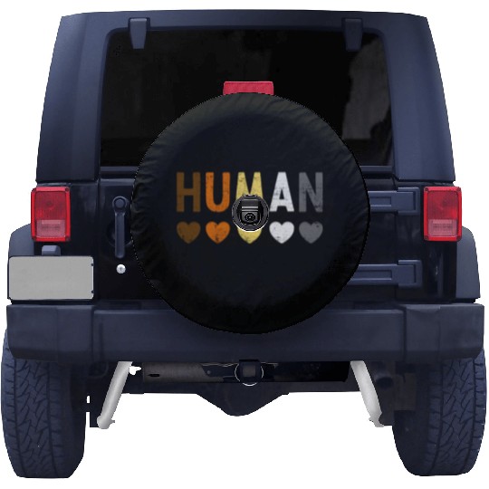 Human Bear Pride Gay Men LGBT Bear Flag Colors Spare Tire Covers