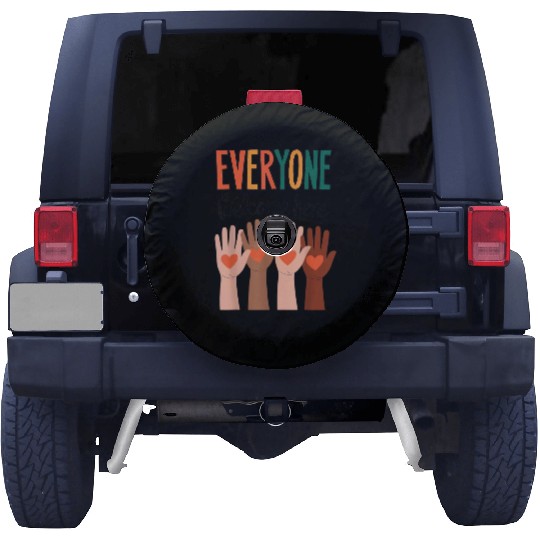 Everyone Is Welcome Here Idaho Teacher Spare Tire Covers