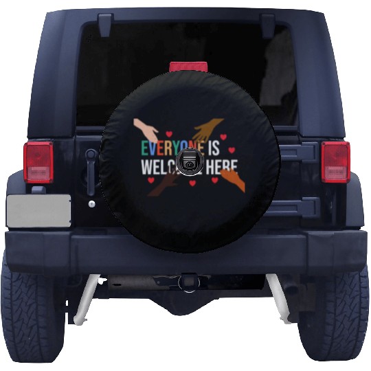 Everyone is welcome here Idaho Teacher Spare Tire Covers