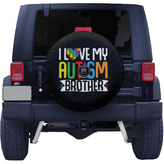 Autism Awareness Gift Sister Brother Spare Tire Covers