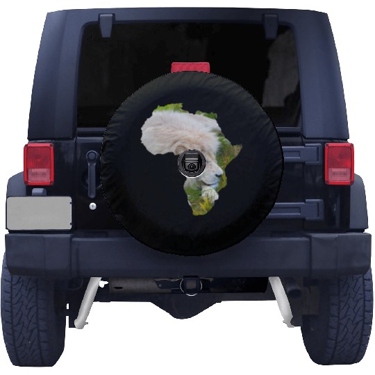South African White Lion Spare Tire Covers