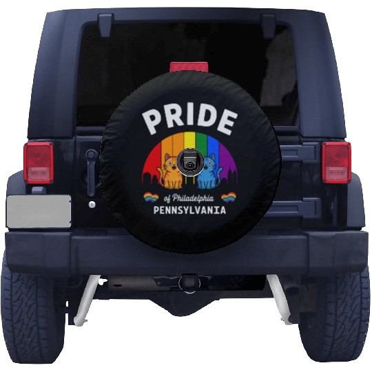 Pride of Philadelphia City Pennsylvania USA Rainbo Spare Tire Covers