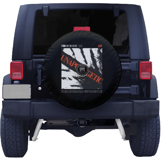 Unapologetic Bold Statement Graphic Spare Tire Covers Design