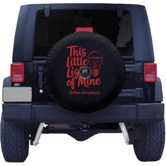 This Little Light Autism Acceptance Graphic Spare Tire Covers