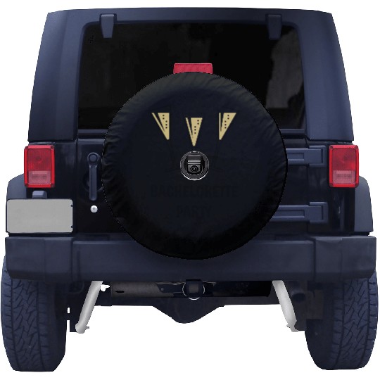 Bachelorette Party (Sparkling Wine Funnel Shut 2C) Spare Tire Covers