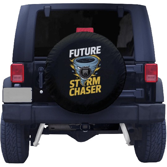 Future Storm Chaser Meteorology Storm Chasing Spare Tire Covers