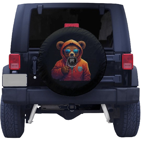 Cool Streetwear Cartoon Bear Spare Tire Covers – Urban Style