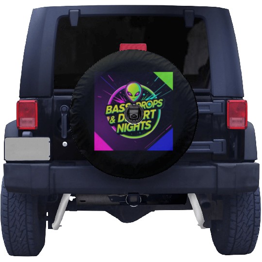 Eclectic Bass Drops Desert Nights Spare Tire Covers