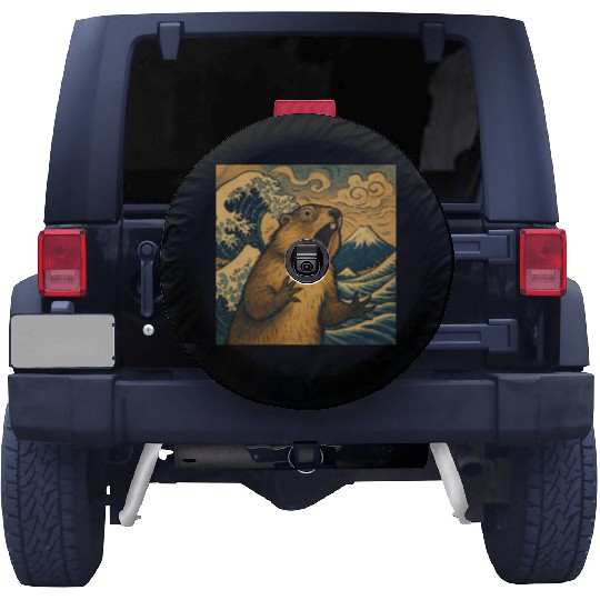 The Great Scream off Kanagawa – Marmot Overboard Spare Tire Covers