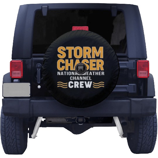 Storm Chaser Weather Forecasting Spare Tire Covers