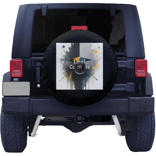 Level Complete – Gamer Style Graduation Spare Tire Covers