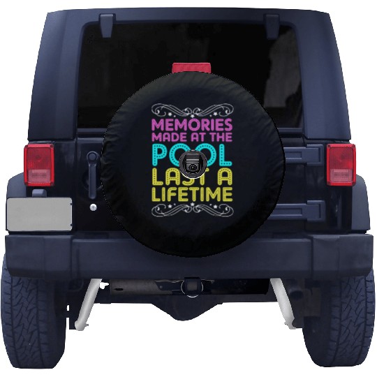Pool Party Squad Summer Swimming Spare Tire Covers