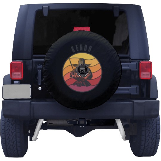 Retro Kendo Samurai Style Spare Tire Covers