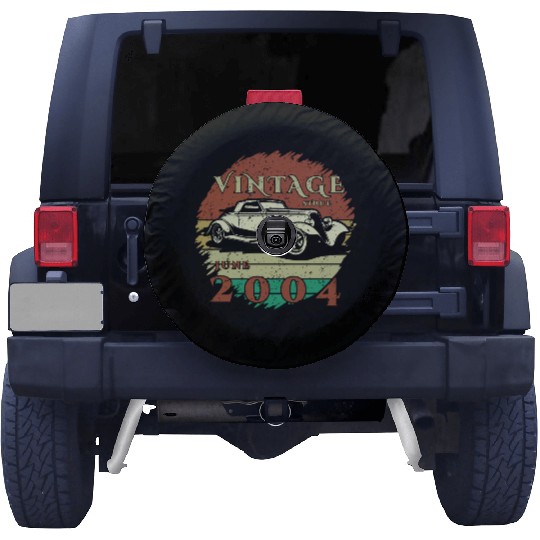 21st birthday Classic Car - Vintage since 06/2004 Spare Tire Covers