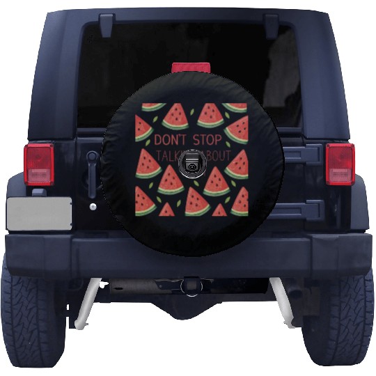 watermelon triangles Spare Tire Covers