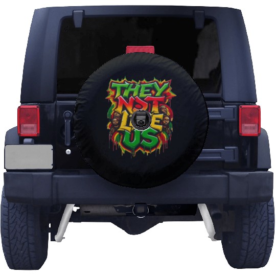 They Not Like Us Black History Month Spare Tire Covers