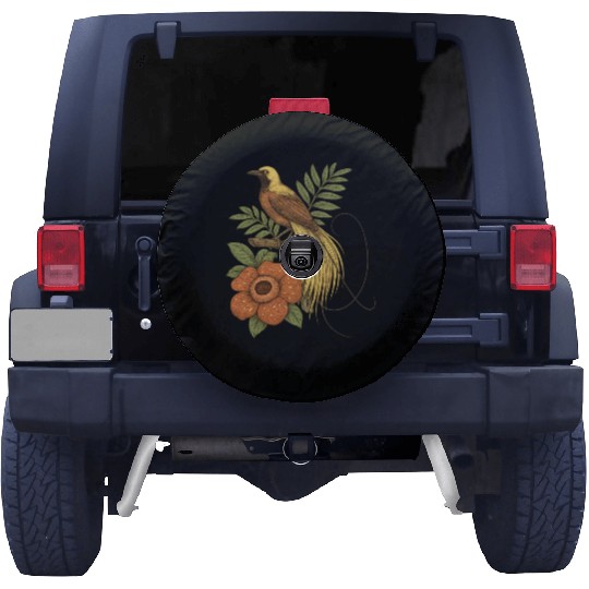Bird of Paradise Rafflesia Spare Tire Covers