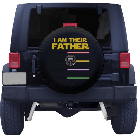 I Am Their Father Spare Tire Covers