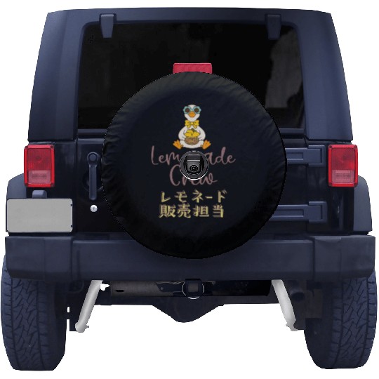 Lemonade Crew Funny Goose Spare Tire Covers