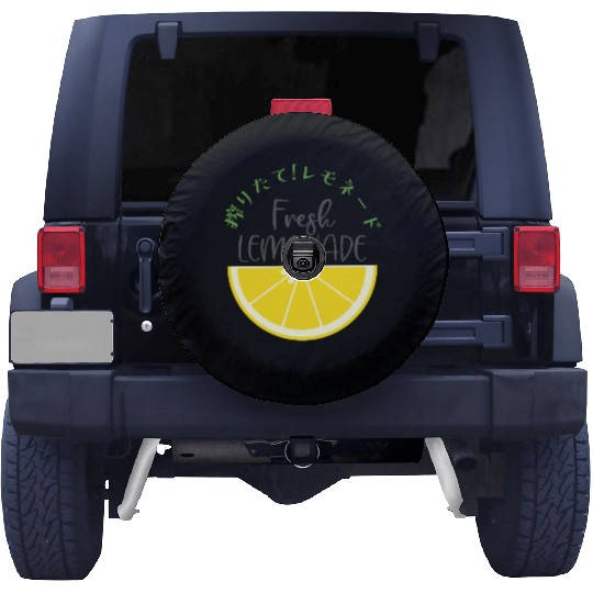 Fresh Lemonade Lemon Slice Spare Tire Covers