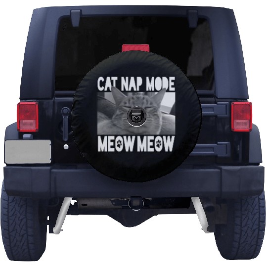 Cute Sleeping Kitty - Meow Meow Spare Tire Covers