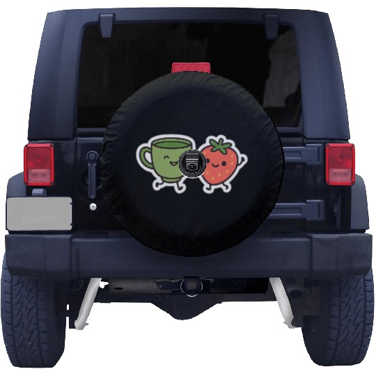 Matcha & Berry Besties Spare Tire Covers