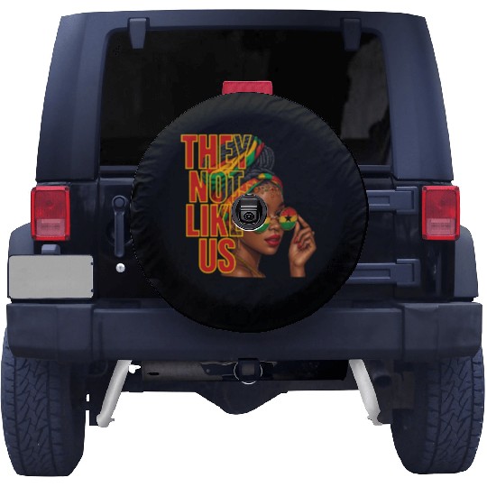 They Not Like Us Afro Queen Spare Tire Covers