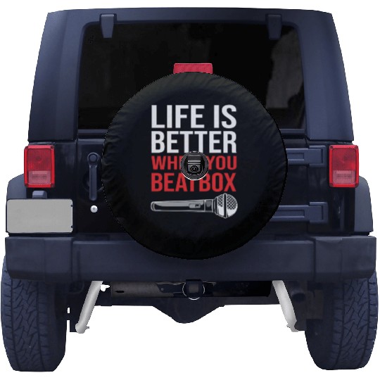 Beatbox Rap Hip Hop Music Spare Tire Covers