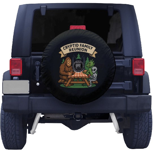 Cryptid Family Reunion Spare Tire Covers